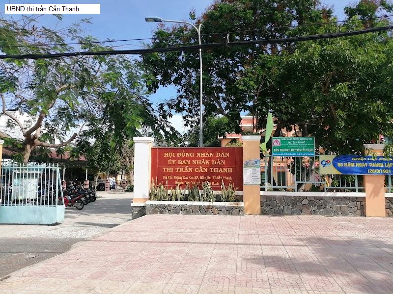 UBND thị trấn Cần Thạnh