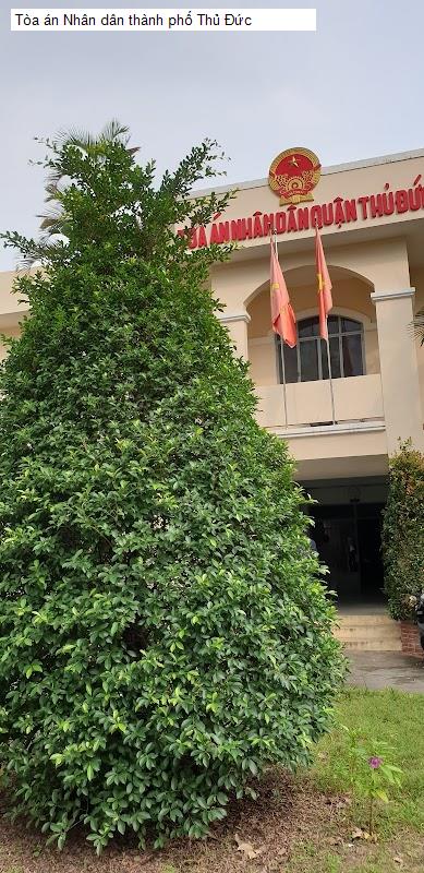 Tòa án Nhân dân thành phố Thủ Đức