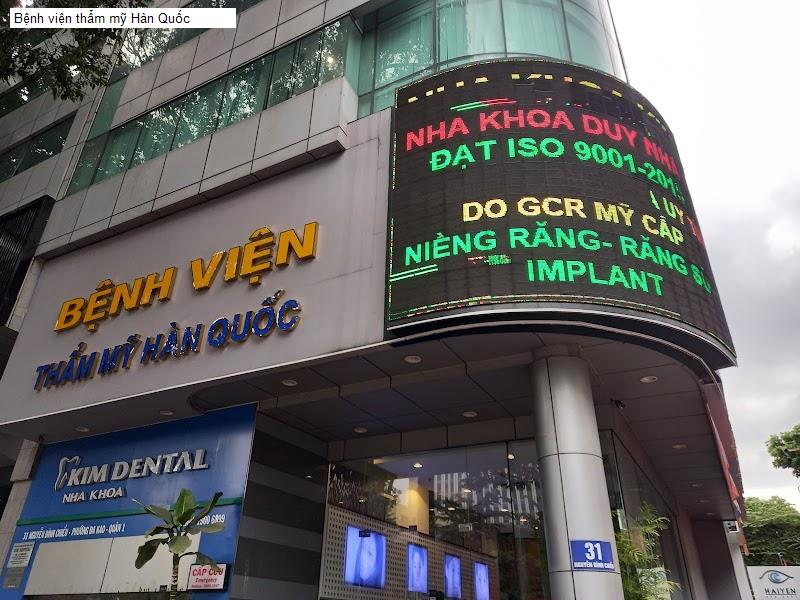 Bệnh viện thẩm mỹ Hàn Quốc