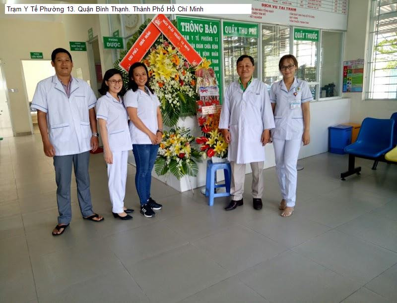 Trạm Y Tế Phường 13. Quận Bình Thạnh. Thành Phố Hồ Chí Minh