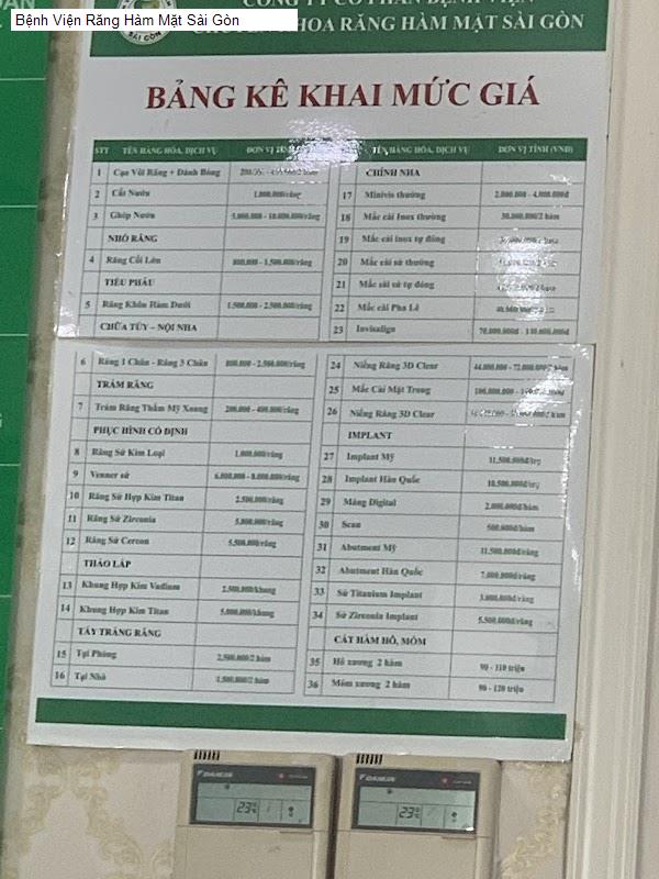 Bệnh Viện Răng Hàm Mặt Sài Gòn