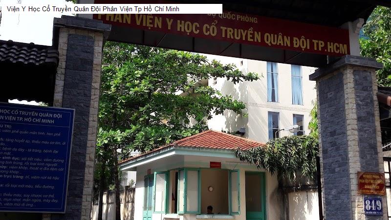 Viện Y Học Cổ Truyền Quân Đội Phân Viện Tp Hồ Chí Minh