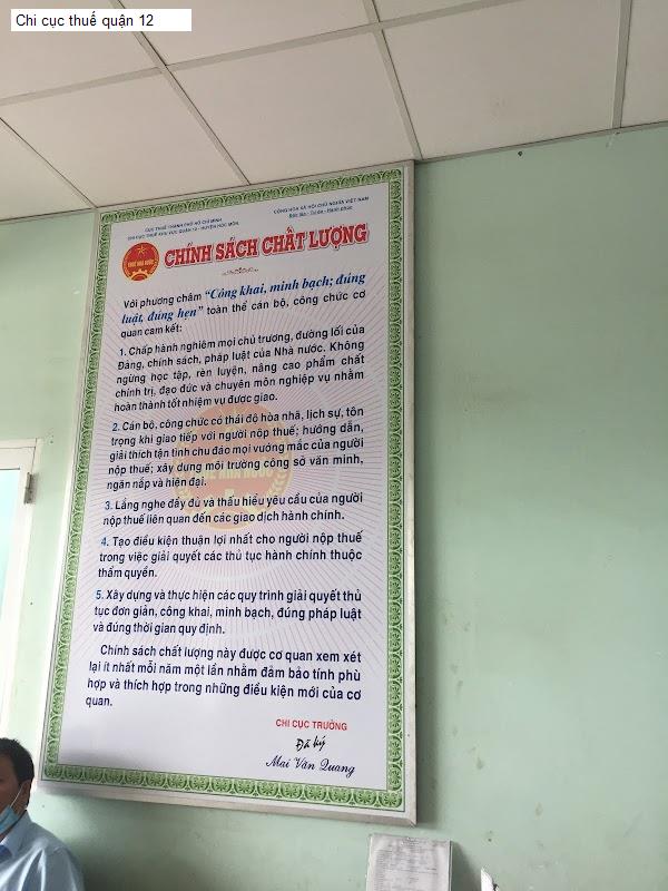 Chi cục thuế quận 12