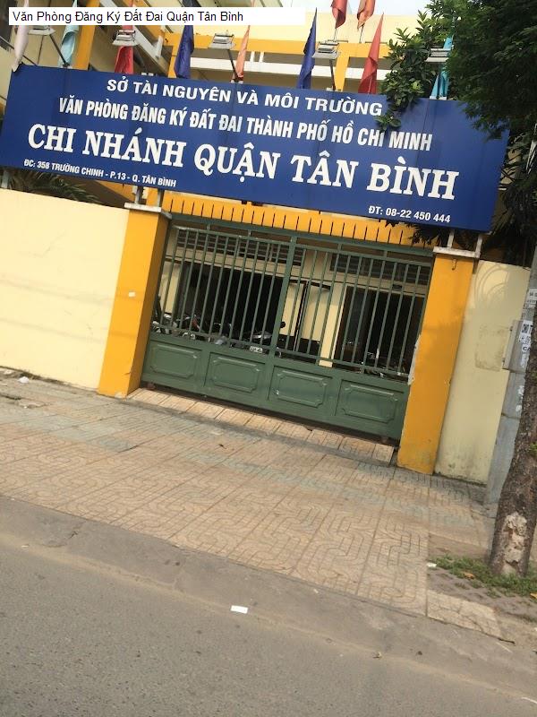 Văn Phòng Đăng Ký Đất Đai Quận Tân Bình
