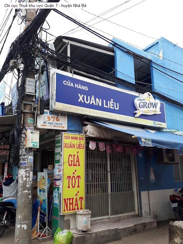 Chi cục Thuế khu vực Quận 7 - huyện Nhà Bè