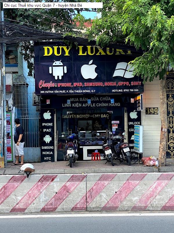 Chi cục Thuế khu vực Quận 7 - huyện Nhà Bè