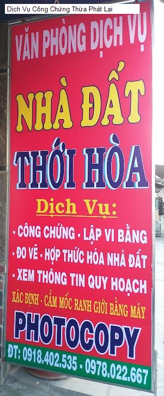Dịch Vụ Công Chứng Thừa Phát Lại