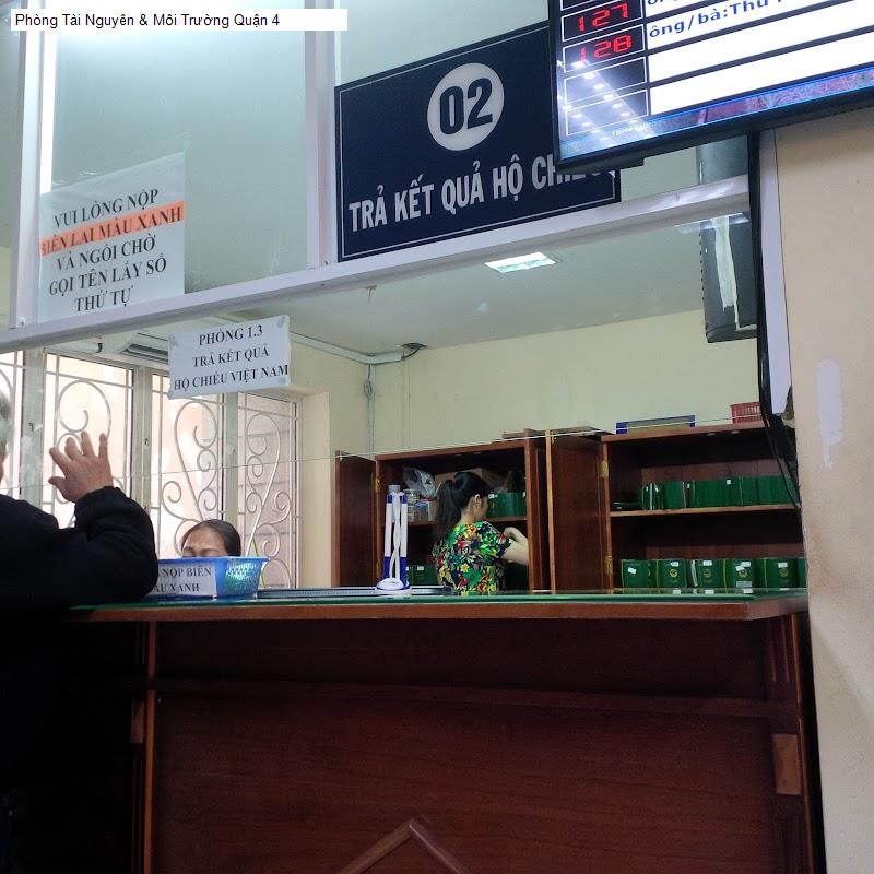 Phòng Tài Nguyên & Môi Trường Quận 4